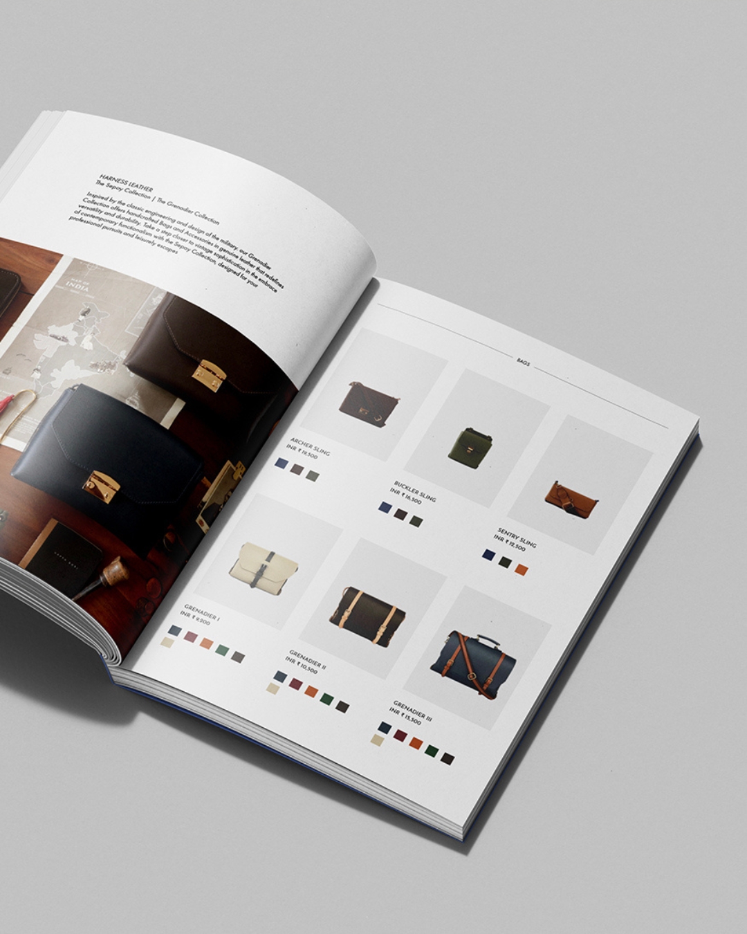 corporate catalogue layout for nappa dori